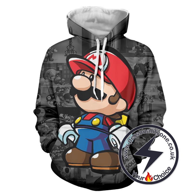 Super Mario - Super Mario Sweat Shirt - Super Mario Hoodies